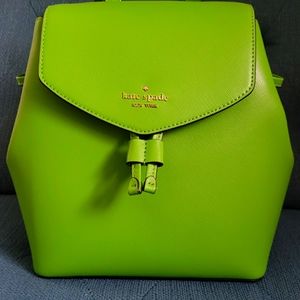 NWT - Kate Spade green backpack